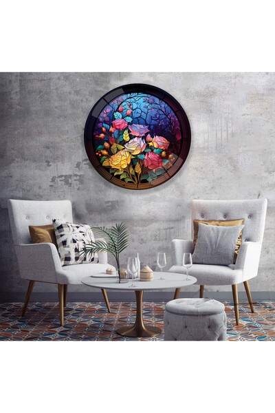 EMYA HOME Pictură pe sticlă cu vitralii