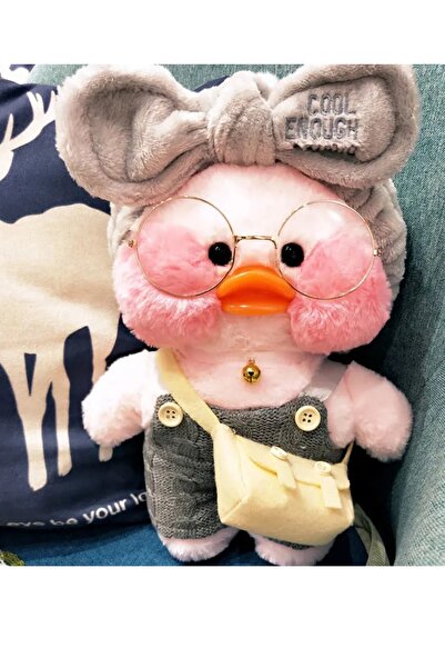 OYUNCAKSAHİLİ Lalafanfan Duck Peluş Gözlük Çanta Oyuncak Hulv Vhosel Sen 30cm...