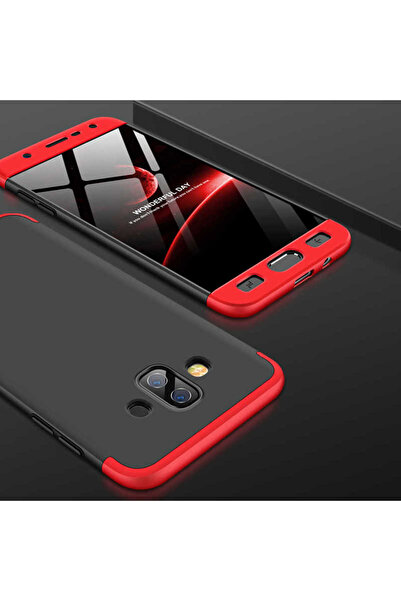 Rivor Samsung Galaxy J7 Duo  Uyumlu Kılıf Kamera Korumalı 3 Parçalı 360 Korum...