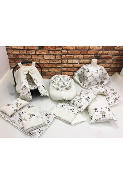 BUSEBABYHOME Çok Amaçlı Babynest , Puset Örtüsü , Alt Açma Ve Battaniye, Nevr...