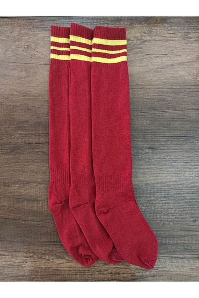 Leement socks Унисекс 3 чифта футболни чорапи, дълги клинове, изкуствени полеви чорапи, памук