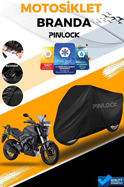 pinlock BAJAJ DOMİNAR Su Geçirmez Siyah Motosiklet Brandası MİFLONLU KALIN PR...