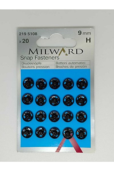 Milward Snap Brass Black Color 9 mm