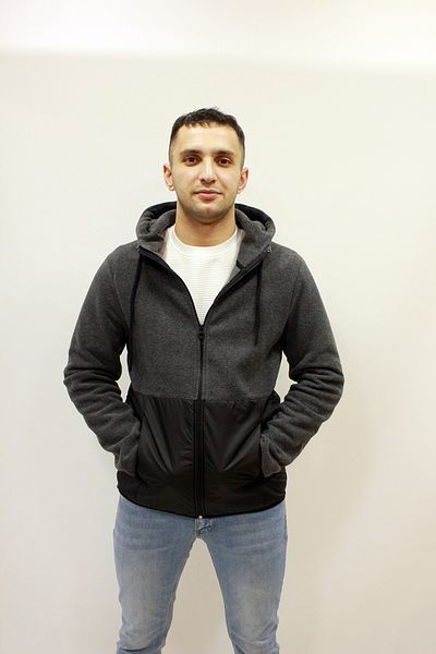 Cazador Jazz 5116 Hooded MICRO Detailed Men's Fleece Cardigan Ant.Melange