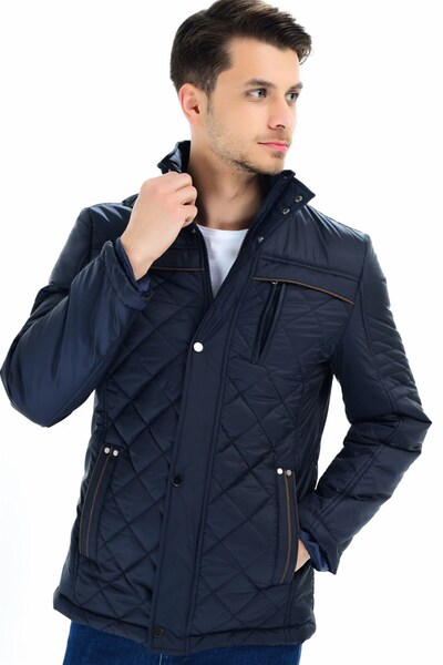 Dewberry M8616 Erkek Mont-lacivert