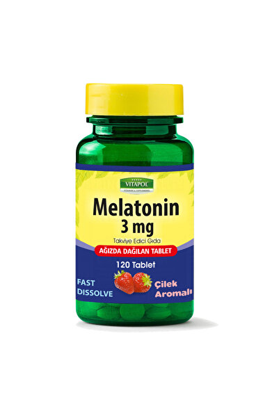 Vitapol Melatonin 3 Mg Ağızda Dağılan 120 Tablet Çilek Aromalı