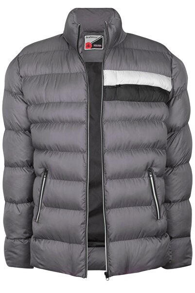 Dewberry M8650 Erkek Puffer Mont-gri