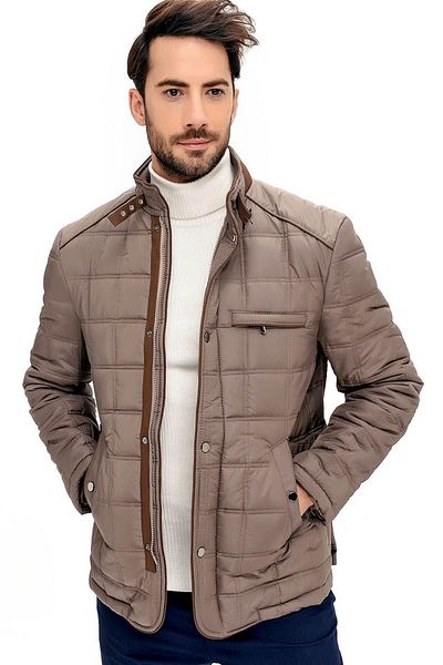 Dewberry M8640 معطف رجالي من فرو المنك