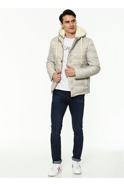 Dewberry M8645 Men's Coat-bone