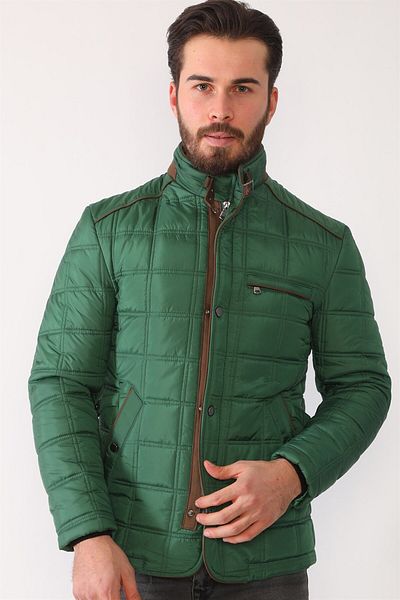Dewberry M8640 Men's Coat-green
