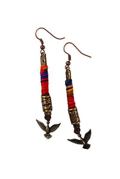 Women's Phoenix Themed Ethnic Ebruli Earrings