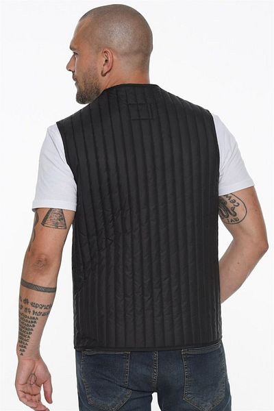 Dewberry Y8611 Men's Vest-black