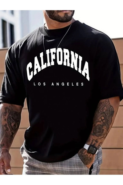 Machetta Μπλουζάκι Unisex μεγάλου μεγέθους California με στάμπα Oversize