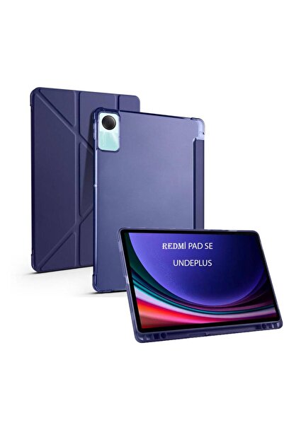 UnDePlus Xiaomi Redmi Pad Se 11inç Kılıf Kalem Bölmeli Trifolding Case