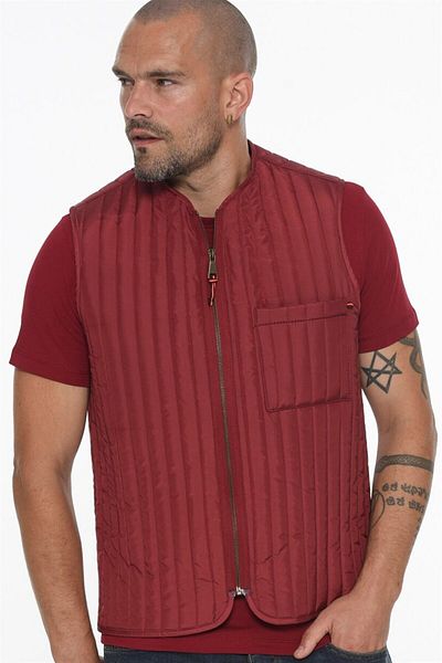 Dewberry Y8611 Men's Vest-burgundy