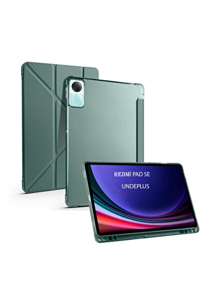 UnDePlus Xiaomi Redmi Pad Se 11inç Kılıf Kalem Bölmeli Trifolding Case