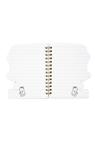 YOYOSO Cute Cat A6 Lined Notebook Blue