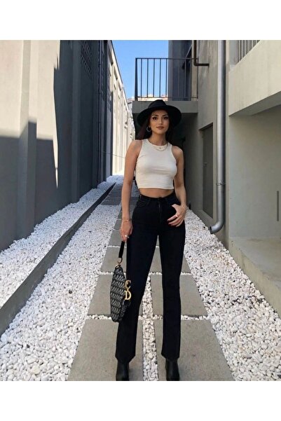 MAKRAS EXCLUSIVE Isabella Zero Max Women's Black Spanish Leg Jeans Lycra Flexible Jeans (Full Fit)