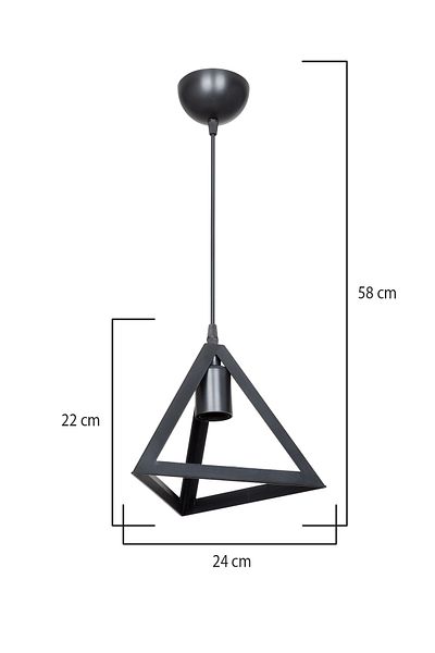 AG LightDesign Black Pendant Chandelier Bedroom Living Room Kitchen Hallway Lamp