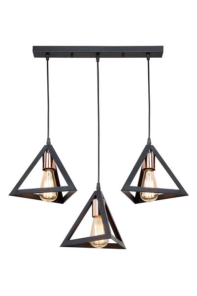 AG LightDesign Black Pendant Chandelier Bedroom Living Room Kitchen Hallway Lamp