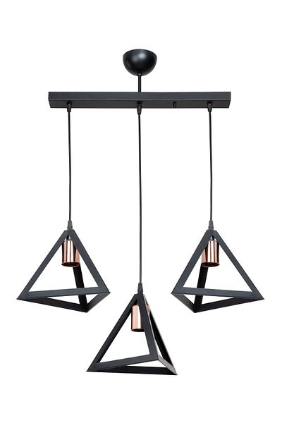 AG LightDesign Chandelier Black Pendant Lamp - Bedroom, Living Room, Kitchen, Hallway Lamp