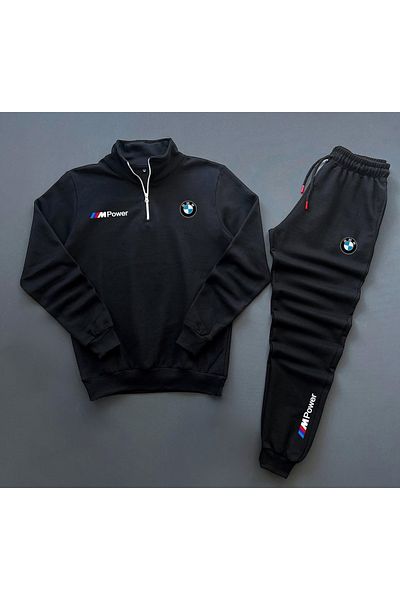 viperkombin M Power Half Zipper Jacket and Tracksuit 2-Piece Winter Combination