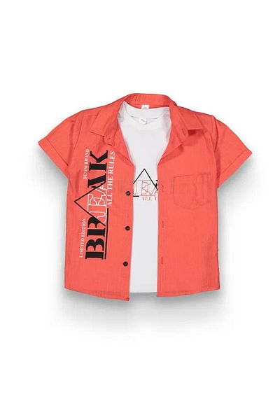 CRAX MEN'S SHIRT TEE DOUBLE SET