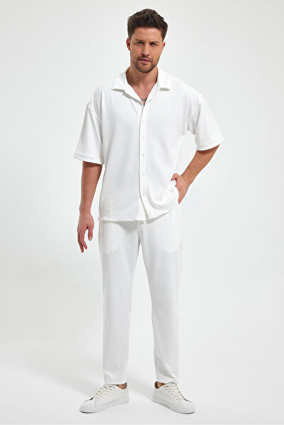 Quik-max Twist Knitted Shirt Bottom Top Set