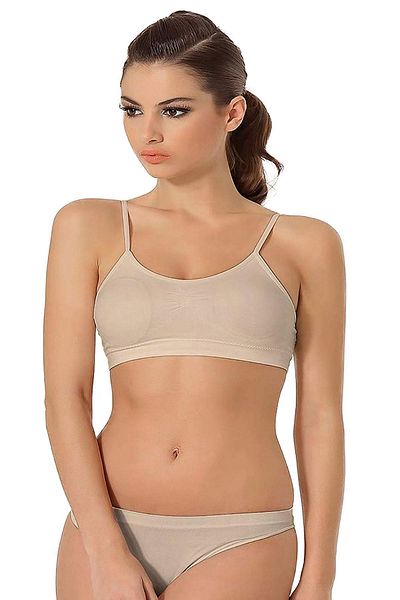 Miss Fit Missfit Women's Single Bustier with Rope Strap Covered (1 piece)