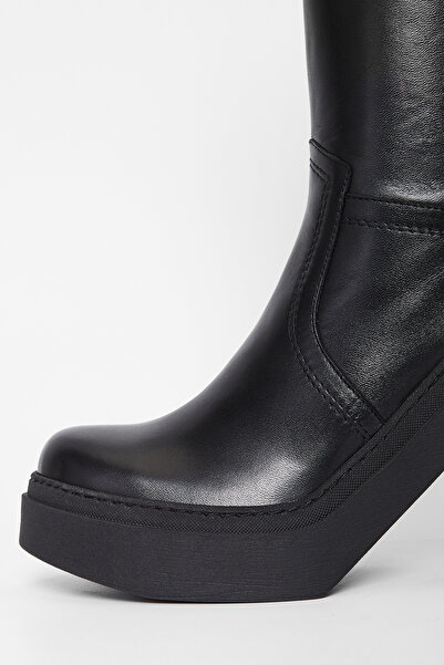 Tamer Tanca Kadın Hakiki Deri Casual Çizme 33 17804 Bn Czm Sk23/24