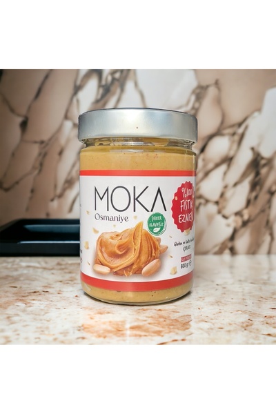 moka osmaniye 600 GR SADE FISTIK EZMESİ