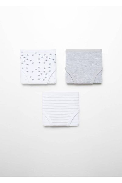MANGO Kids Slip Gri Pentru Copii