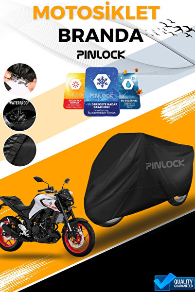 pinlock YAMAHA MT 25 Uyumlu Su Geçirmez Siyah Motosiklet Brandası MİFLONLU KA...