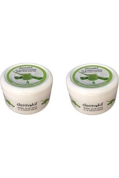 Dermokil Aloe Vera Extract Hand Face Cream - 220 ML x 2