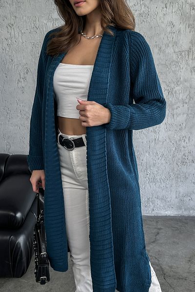 nosia fashion Shawl Collar Belted Cotton Knitwear Cardigan