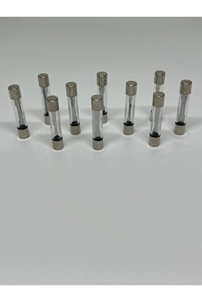 Üstün 10 Adet 20 Amper 30mm Büyük Boy Cam Sigorta 20A