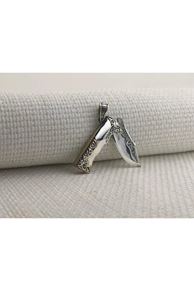 Takılingo 925 Ayar Gümüş Avcı Çakı Bıçak Tasarımlı Kolye Ucu