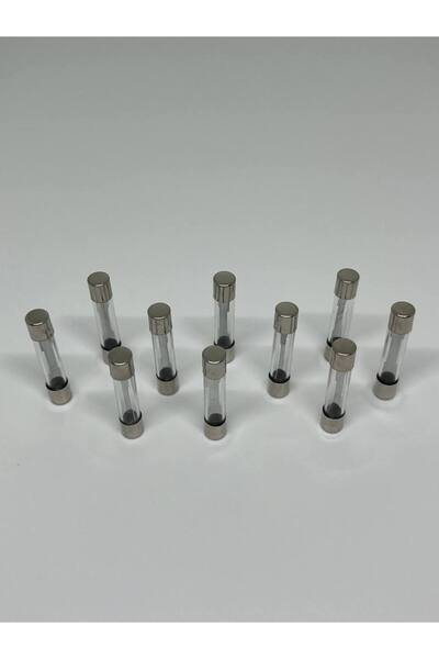 Üstün 10 Adet 20 Amper 30mm Büyük Boy Cam Sigorta 20A