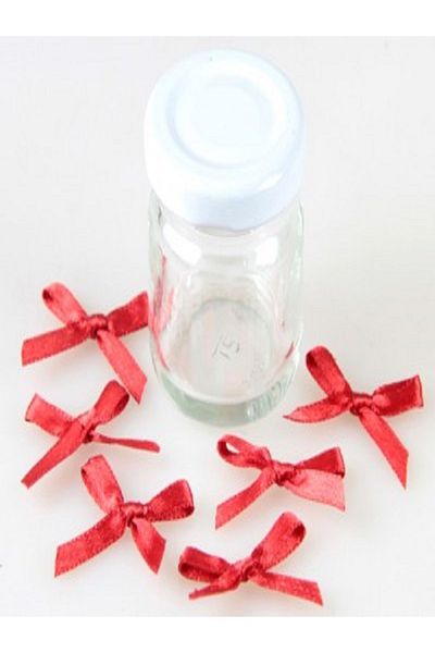 Kazanabil SATIN RIBBON BOW RED