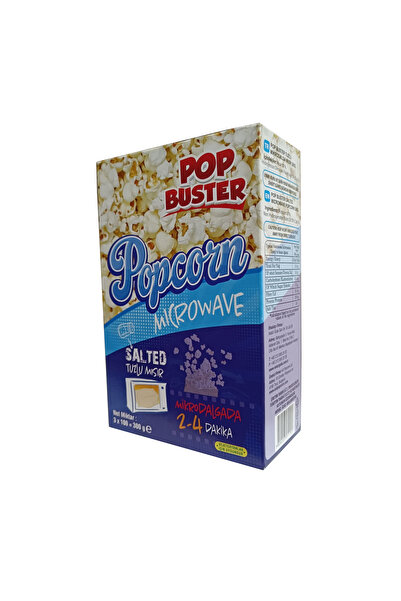 POP BUSTER Mikrodalgada Patlayan Mısır 3x100 gr