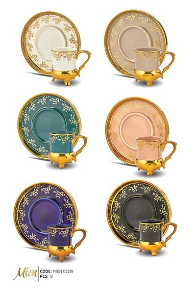 MİEN Mien Colorful Cup Set for 6 People