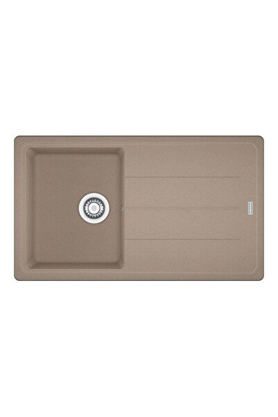 Franke BFG 611 Granit Evye, Oyster, İstiridye rengi, 86x50 cm, Tek hazne, Tez...