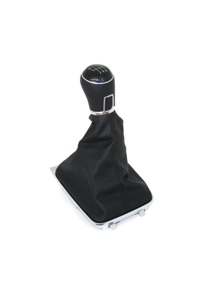OEM For Vw Golf 7 2013-2017 Gaiter Detailed Manual Gear Shift Knob Lever - 5g 1711113   5 Gear Black Lts