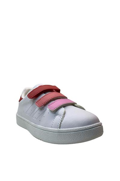 Jump 30110 Orthopedic Girls' White/Pink/Red Sneakers