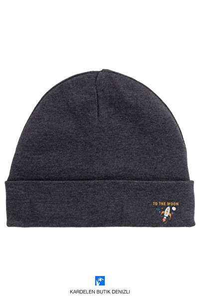 Kardelen Butik Denizli قبعة قطنية ممشطة للأطفال (0-18 شهرًا)