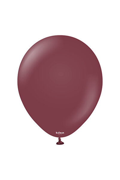 Kalisan 5'' Mini Pastel Opak Bordo 25'li Balon Dekorasyon, Doğum Günü Partisi...