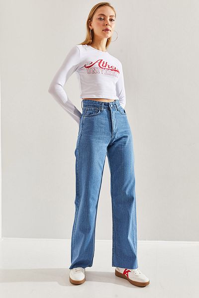 Bianco Lucci Lasergeschnittene Damenhose