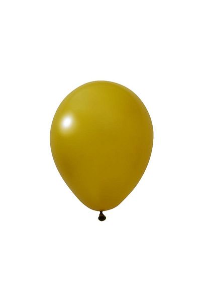 BalonEvi 12'' Balloon Mustard 10 Pieces