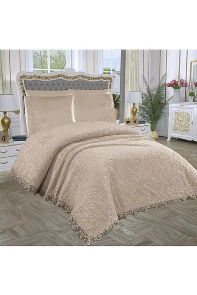 ZESA HOME Комплект от 6 френски дантелени одеяла и кувертюри
