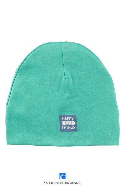 Kardelen Butik Denizli Combed Cotton Beret for Kids (3-8 Years)